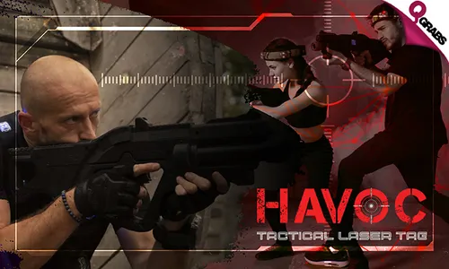 60min Battle Game for TWO: Tactical Laser Tag Missions at HAVOC!